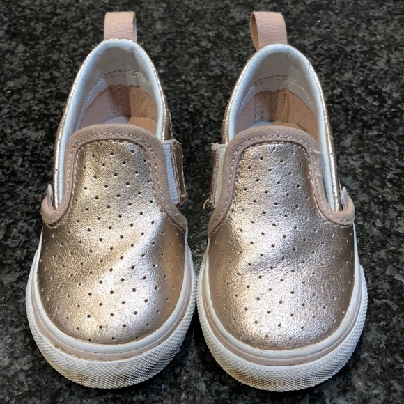 rose gold vans toddler
